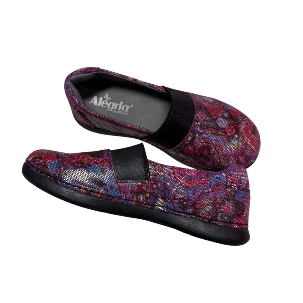 Alegria shoes Women’s 5-5.5 EU 35 Glee Wowie Zowie Slip On Leather GLE-520